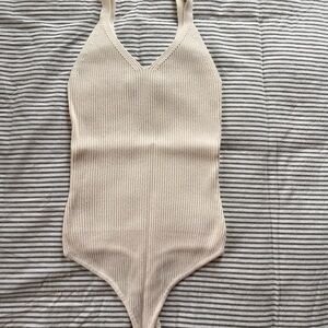 Abercrombie cream bodysuit